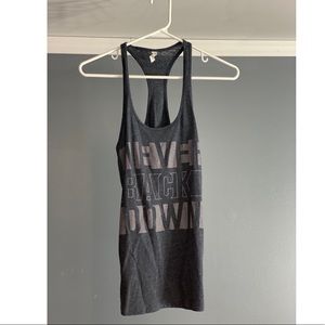 Never Back Down Under Armour Tank Top
